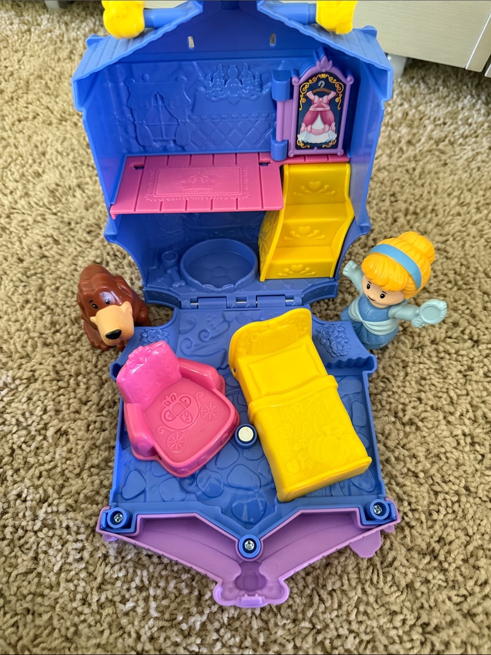 Cinderella to go little people set